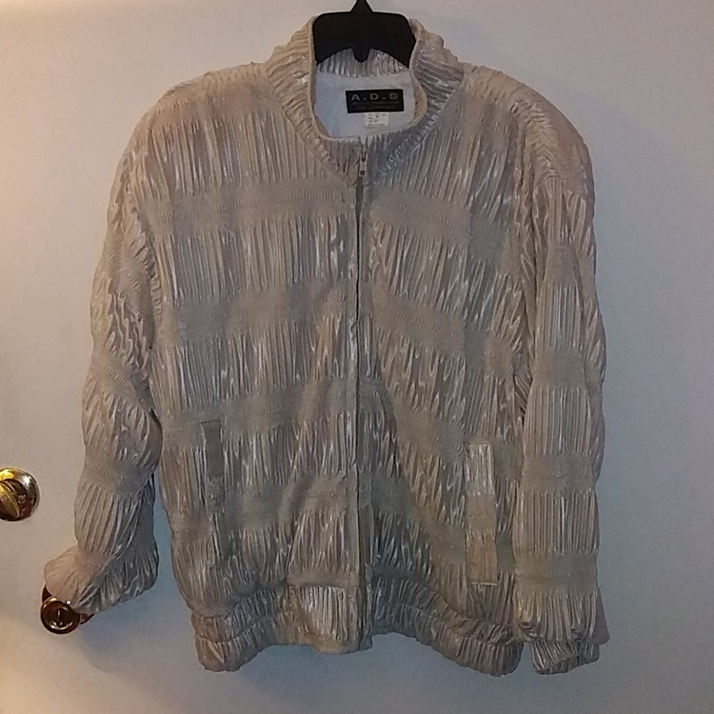 A.D.S. American Designer Style Puckered Jacket Sm.